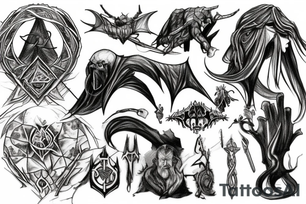 Lord of the rings tattoo idea