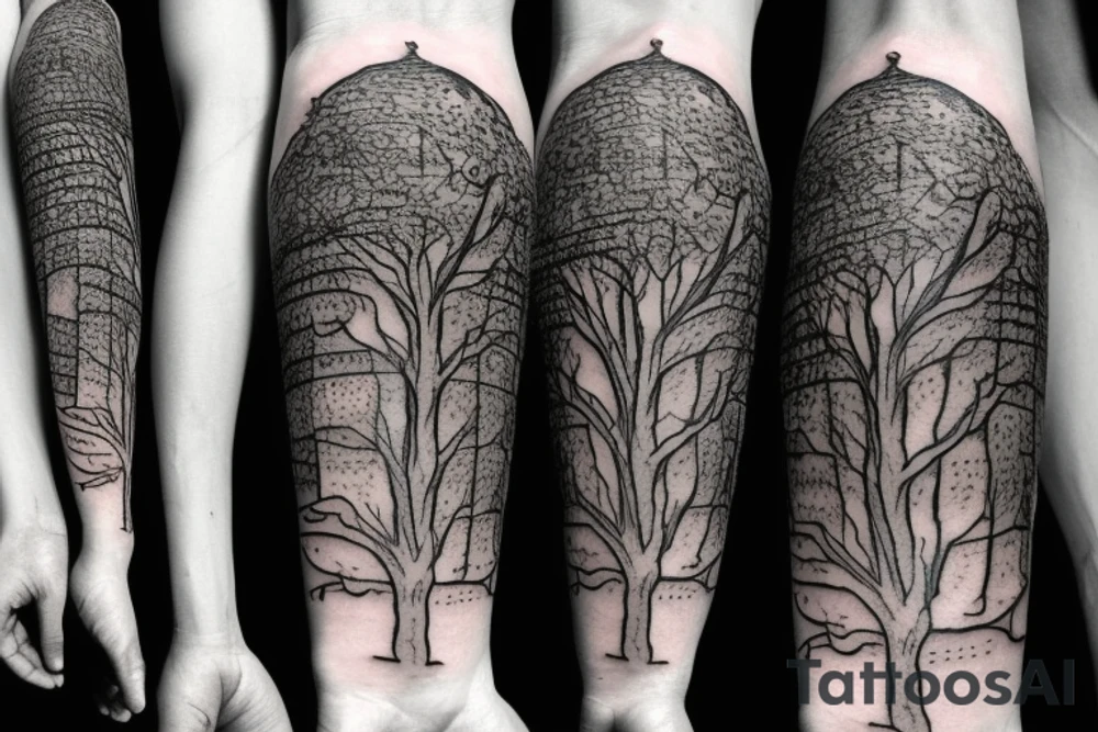 Lord of the rings
Gondor Tree with sword tattoo idea