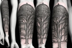 Lord of the rings
Gondor Tree with sword tattoo idea