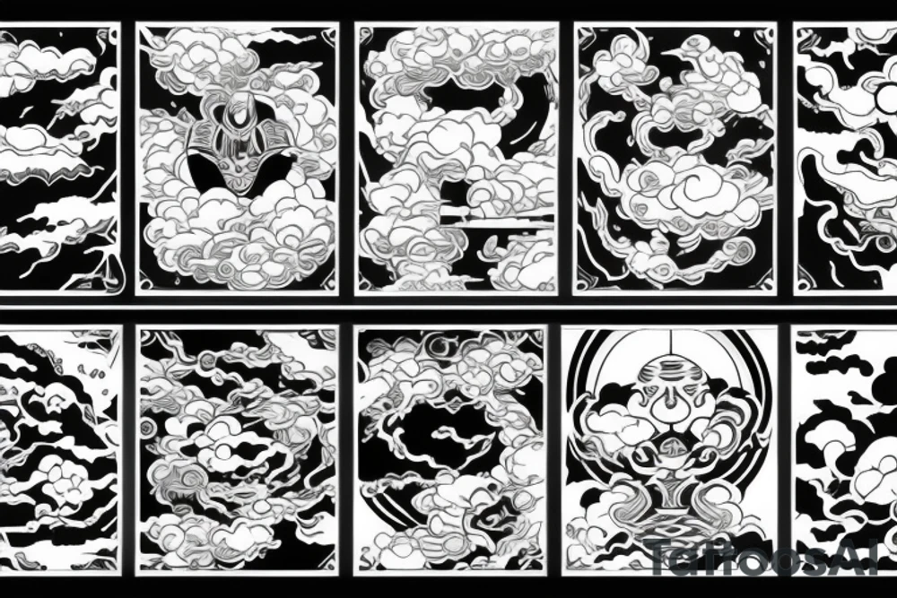 akatsuki Cloud band tattoo idea
