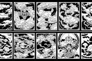 akatsuki Cloud band tattoo idea