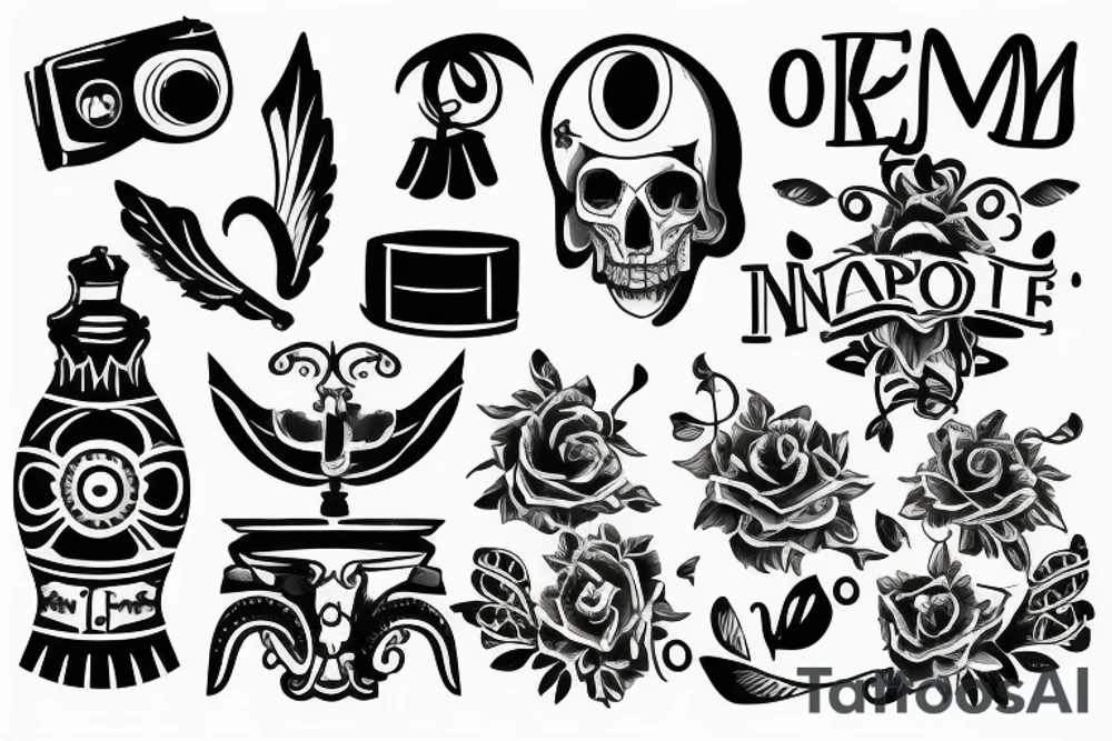 rome and naples tattoo idea