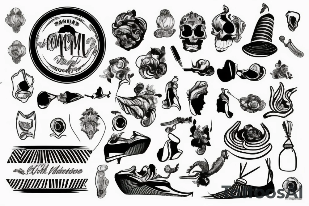 rome and naples tattoo idea