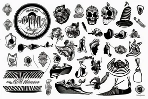 rome and naples tattoo idea