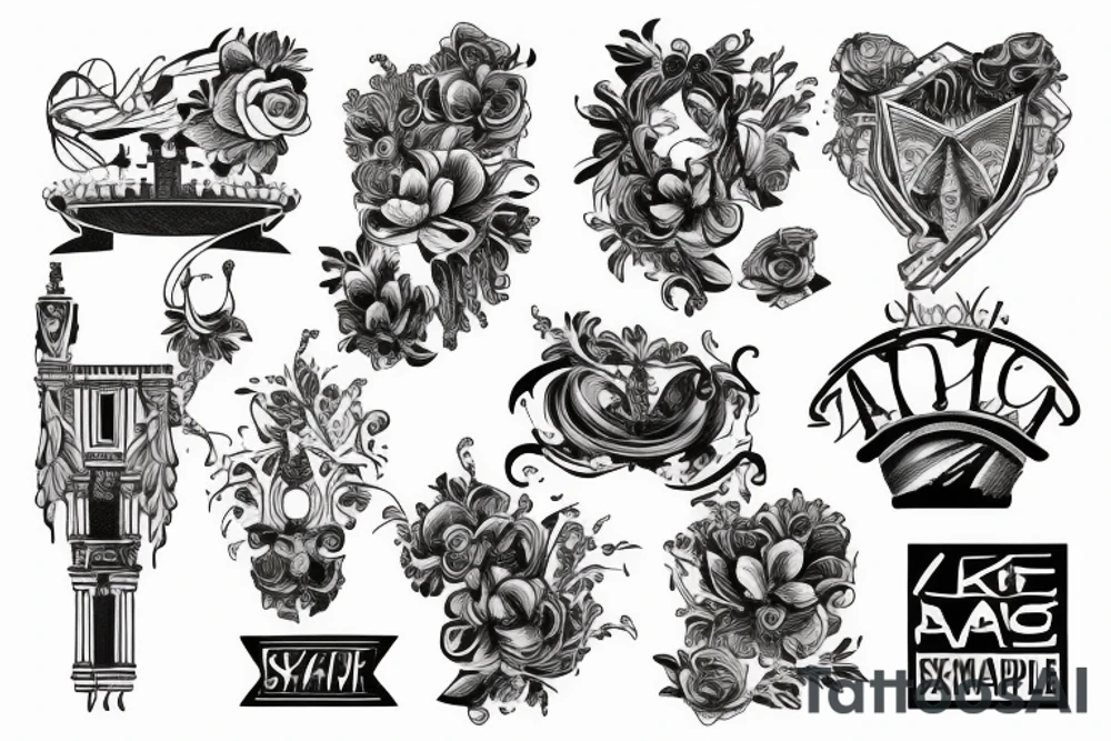 rome and naples tattoo idea