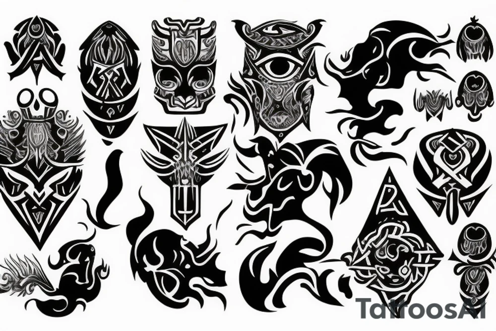 Slavic god Veles tattoo idea
