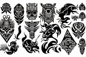 Slavic god Veles tattoo idea