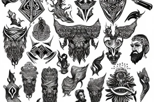Slavic god Veles tattoo idea