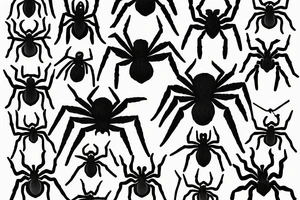 Spider fan tattoo idea