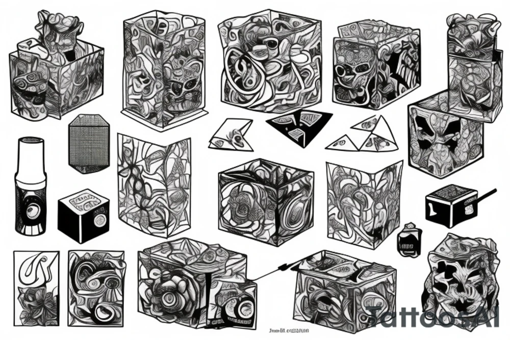 A turners cube tattoo idea