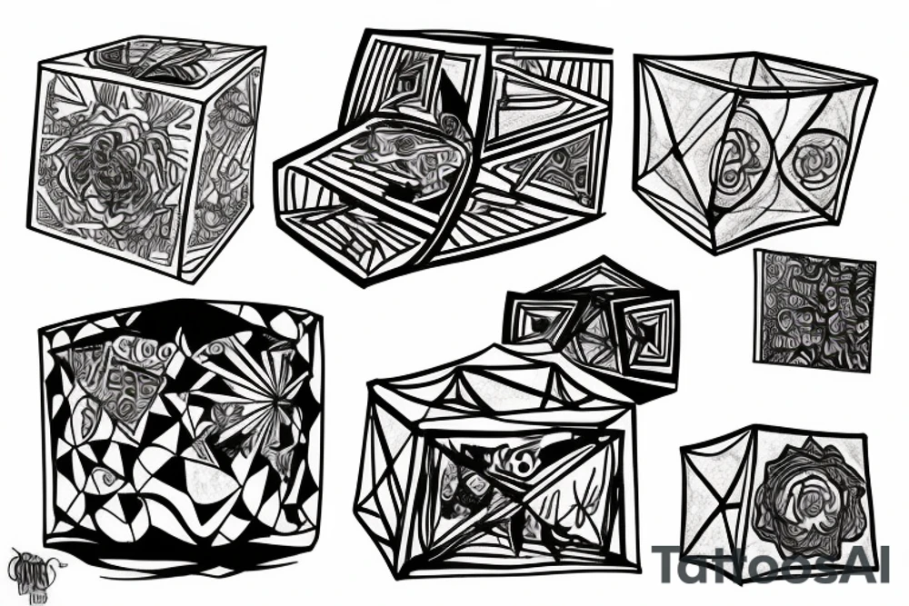 A turners cube tattoo idea