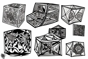 A turners cube tattoo idea