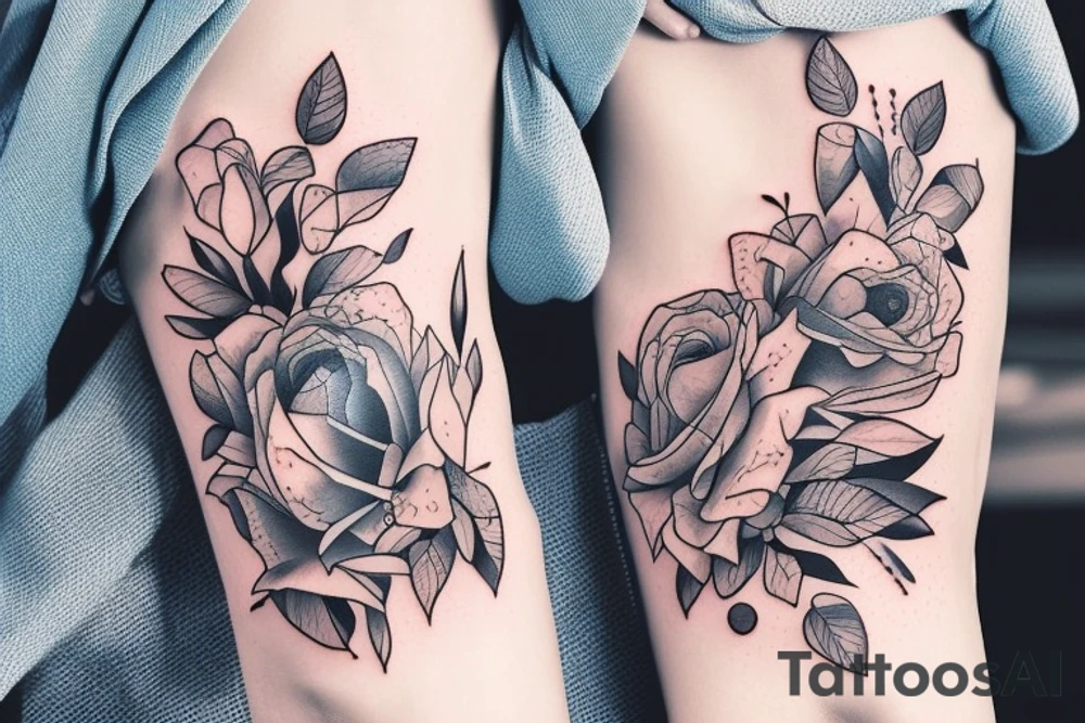 Море на закате tattoo idea