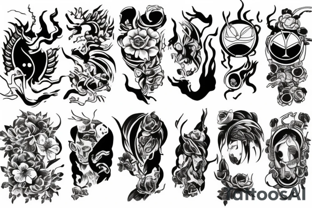 Море на закате tattoo idea