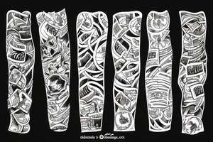 money rich tattoo idea