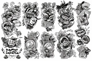 money rich tattoo idea