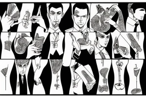 Eris God businessman tattoo idea