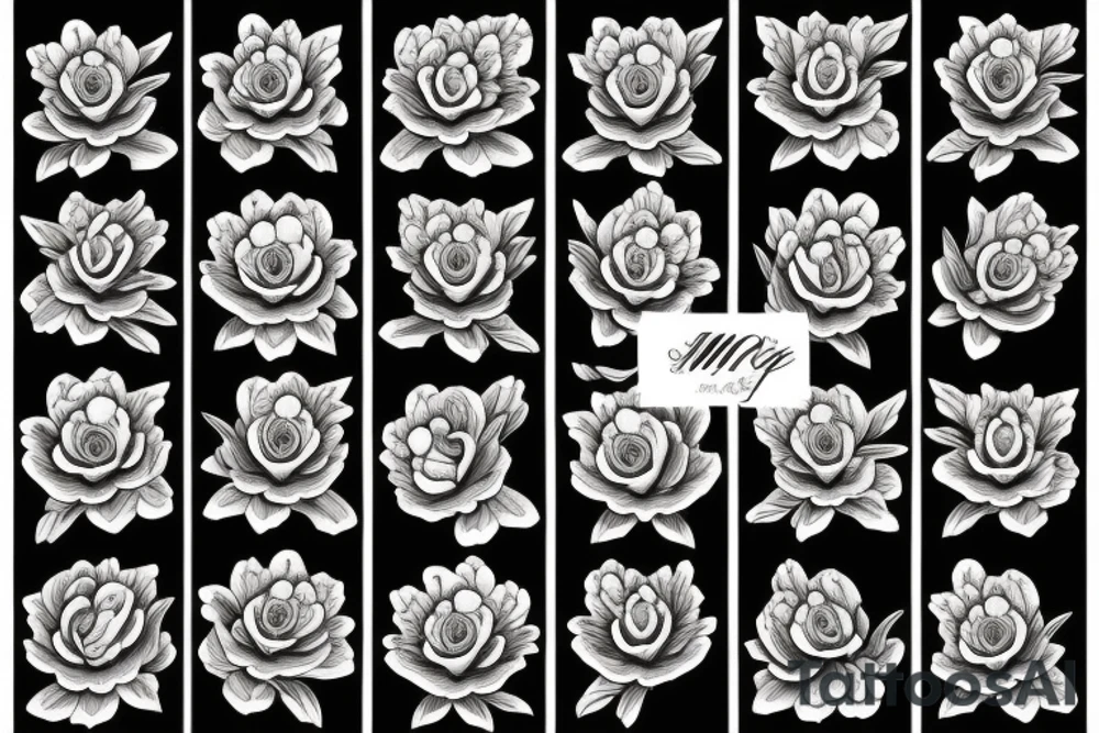 Peony tattoo idea