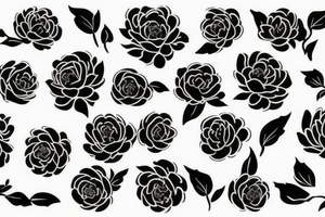 Peony tattoo idea