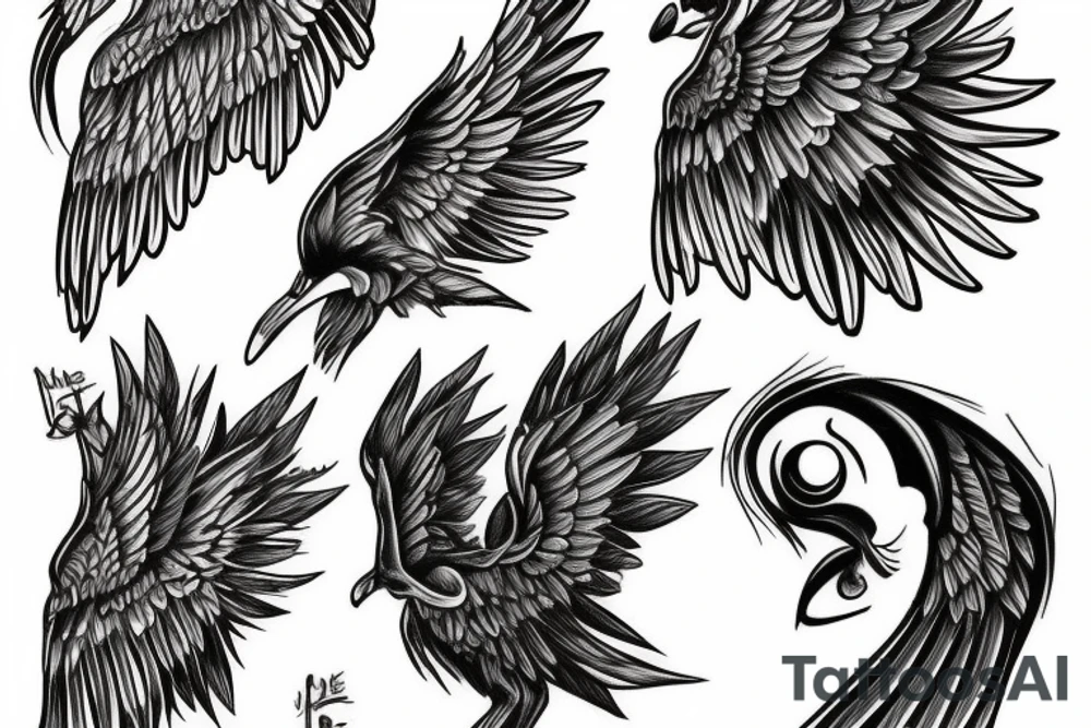 eris god wings celebrity Ace Jay Jesse tattoo idea