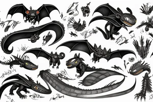 How to train your dragon tattoo idea
