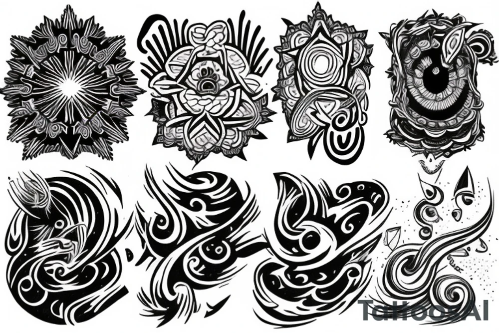Universe sleeve tattoo idea