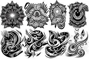 Universe sleeve tattoo idea