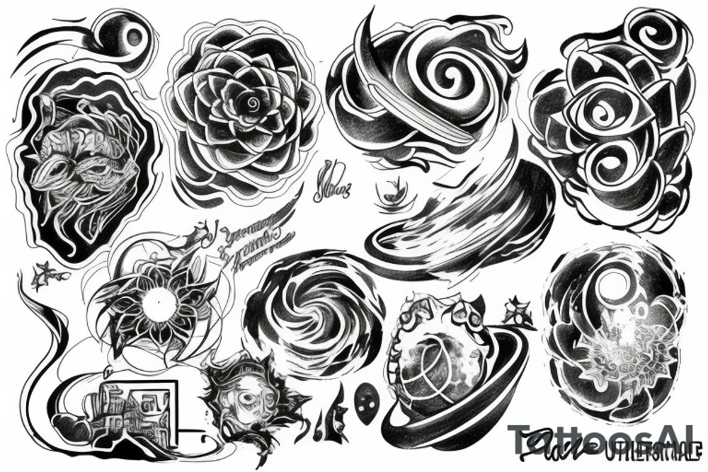 Universe tattoo idea