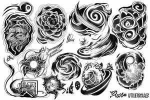 Universe tattoo idea