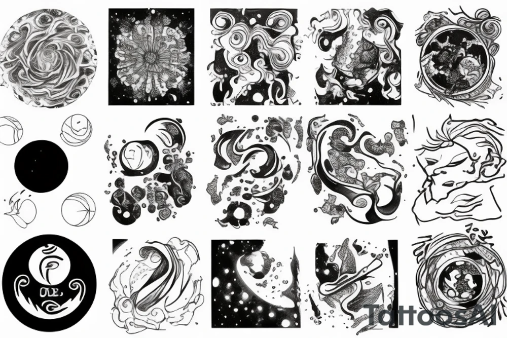 Universe tattoo idea