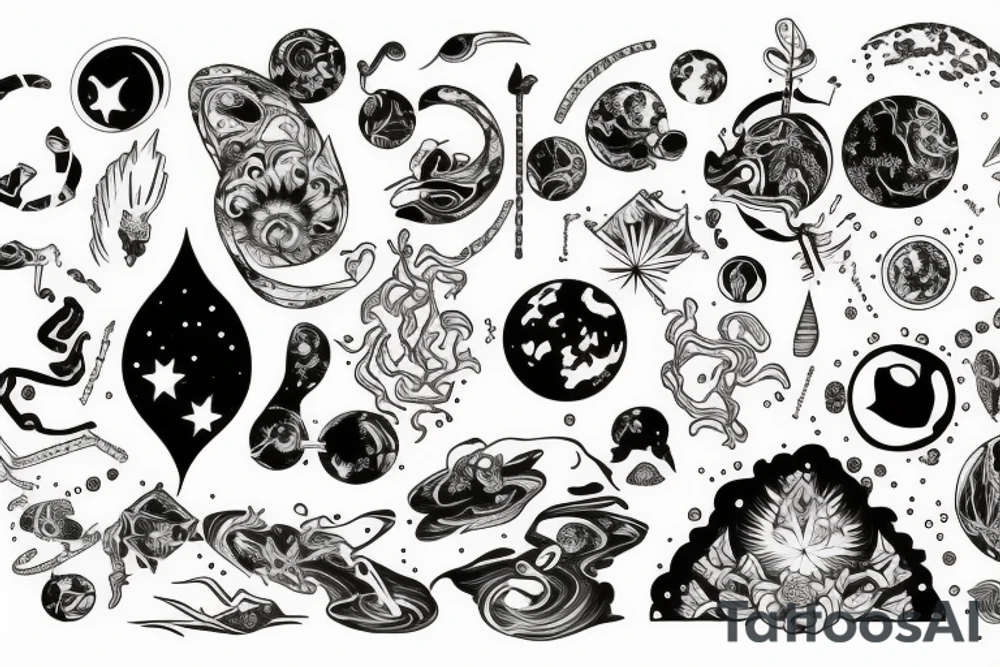 Universe tattoo idea