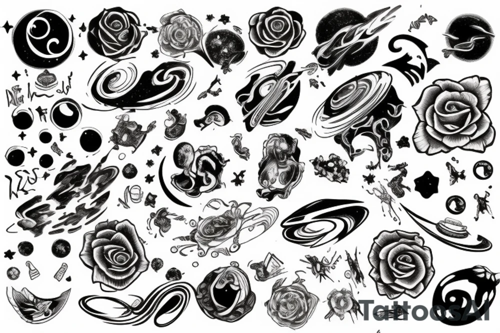 Universe tattoo idea