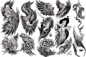 Eris management Ace Jay Jesse wings tattoo idea