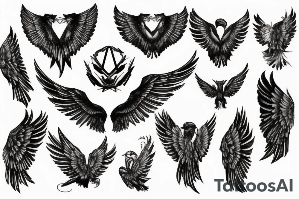 Eris management
wings tattoo idea