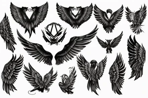Eris management
wings tattoo idea
