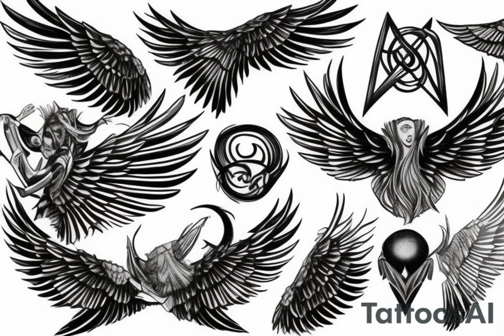 Eris management
wings tattoo idea