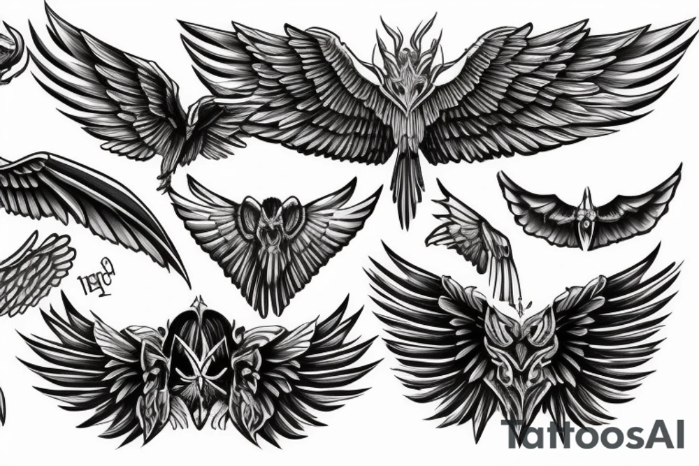 Eris management
wings tattoo idea
