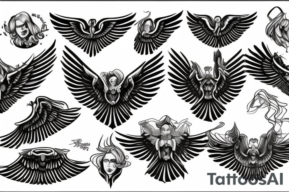 Eris management
wings tattoo idea