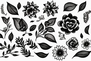 Flower tattoo idea