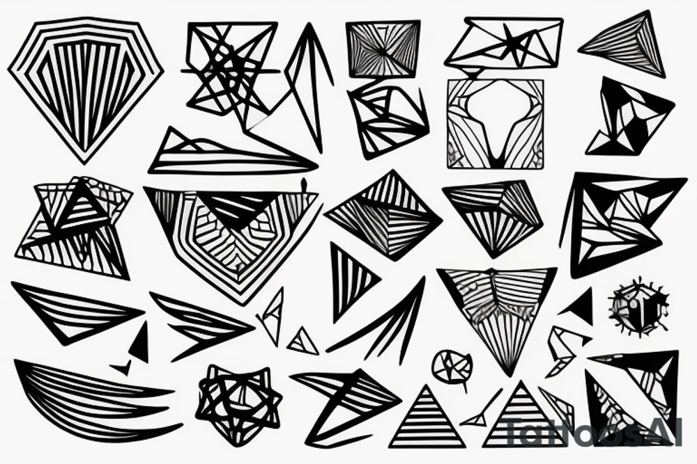 Geometric tattoo idea
