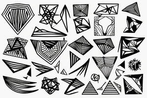 Geometric tattoo idea