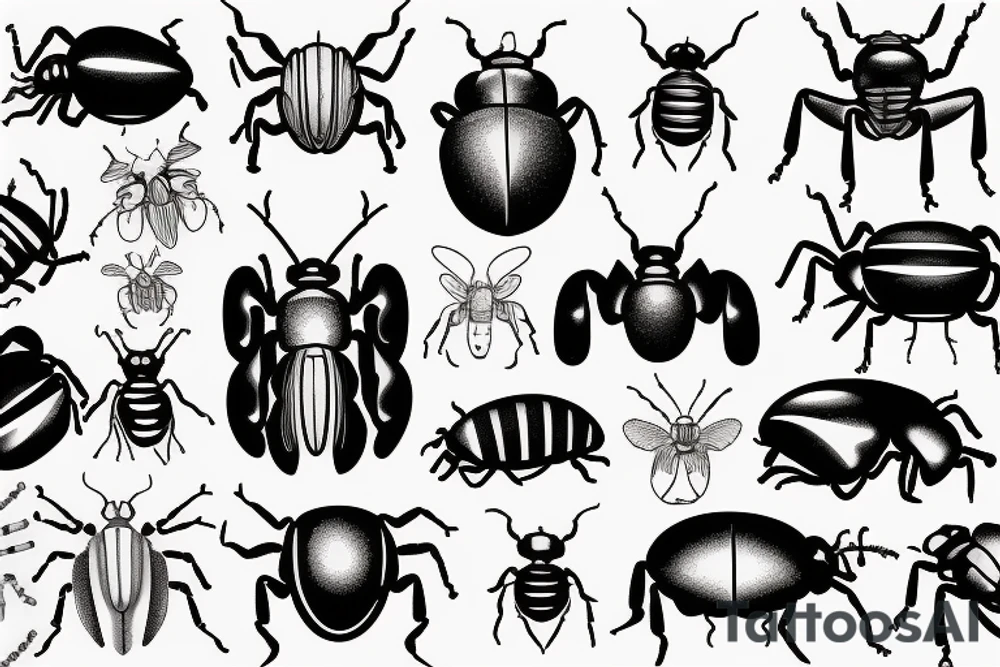 Beetle tattoo idea