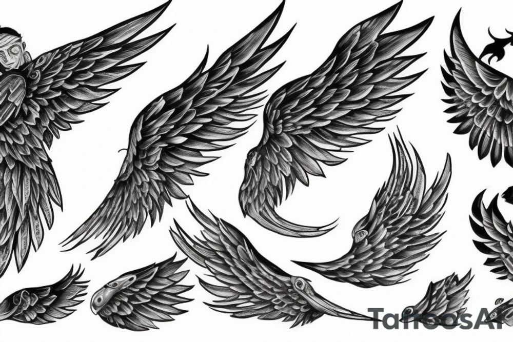 NEVER STOP WORKING YOU HAVE TO BE RICH
wings
man with many women tattoo idea