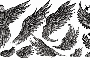 NEVER STOP WORKING YOU HAVE TO BE RICH
wings 
man with many women tattoo idea