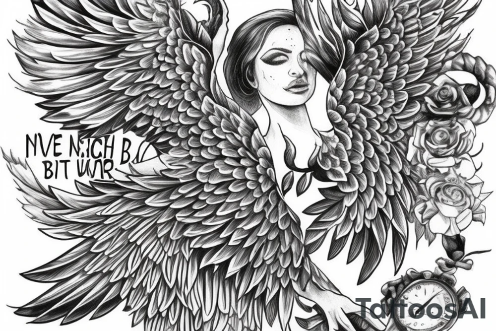 NEVER STOP WORKING YOU HAVE TO BE RICH
wings
man with many women tattoo idea