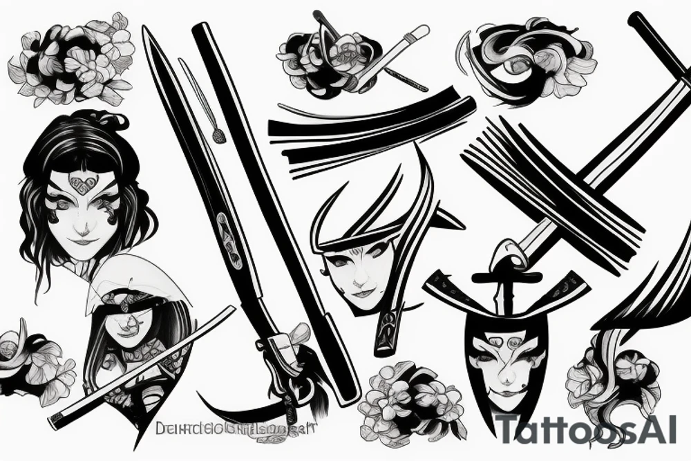 DNA handle
Katana tattoo idea