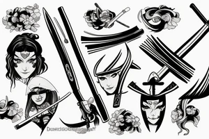 DNA handle
Katana tattoo idea