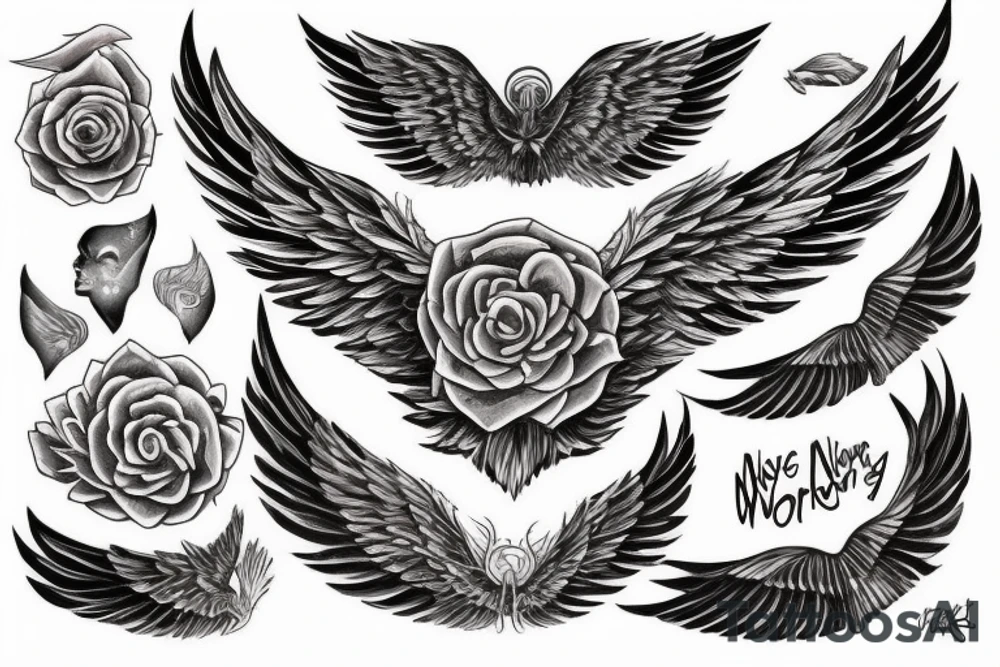 NEVER STOP WORKING YOU HAVE TO BE RICH
wings
man with many women tattoo idea