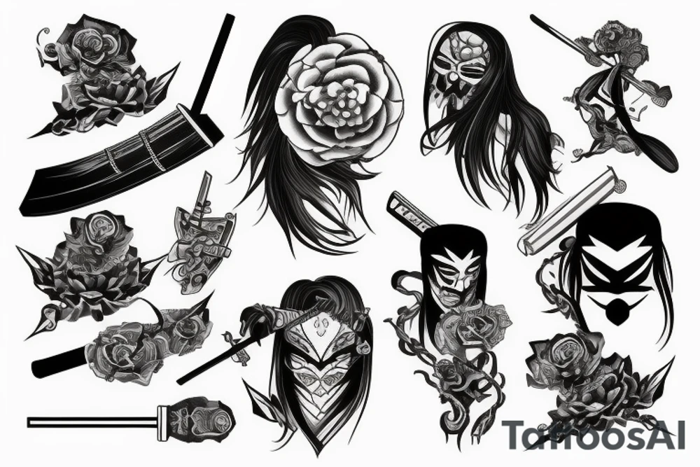 Katana tattoo idea