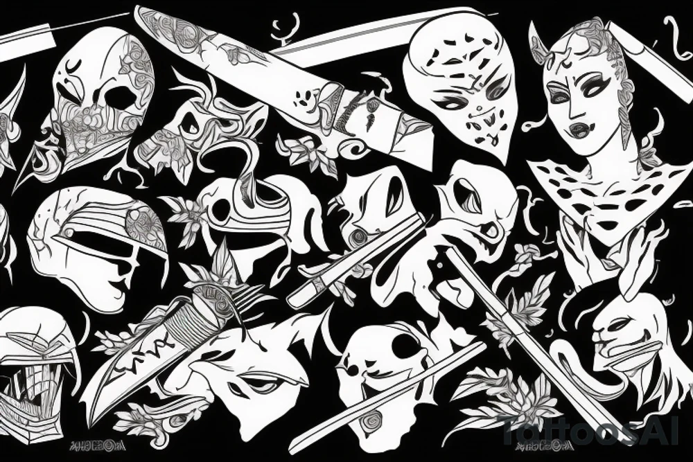 Katana tattoo idea